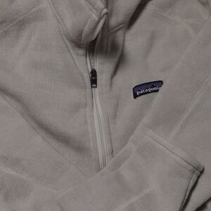 Patagonia Light Gray Zip-Up Jacket